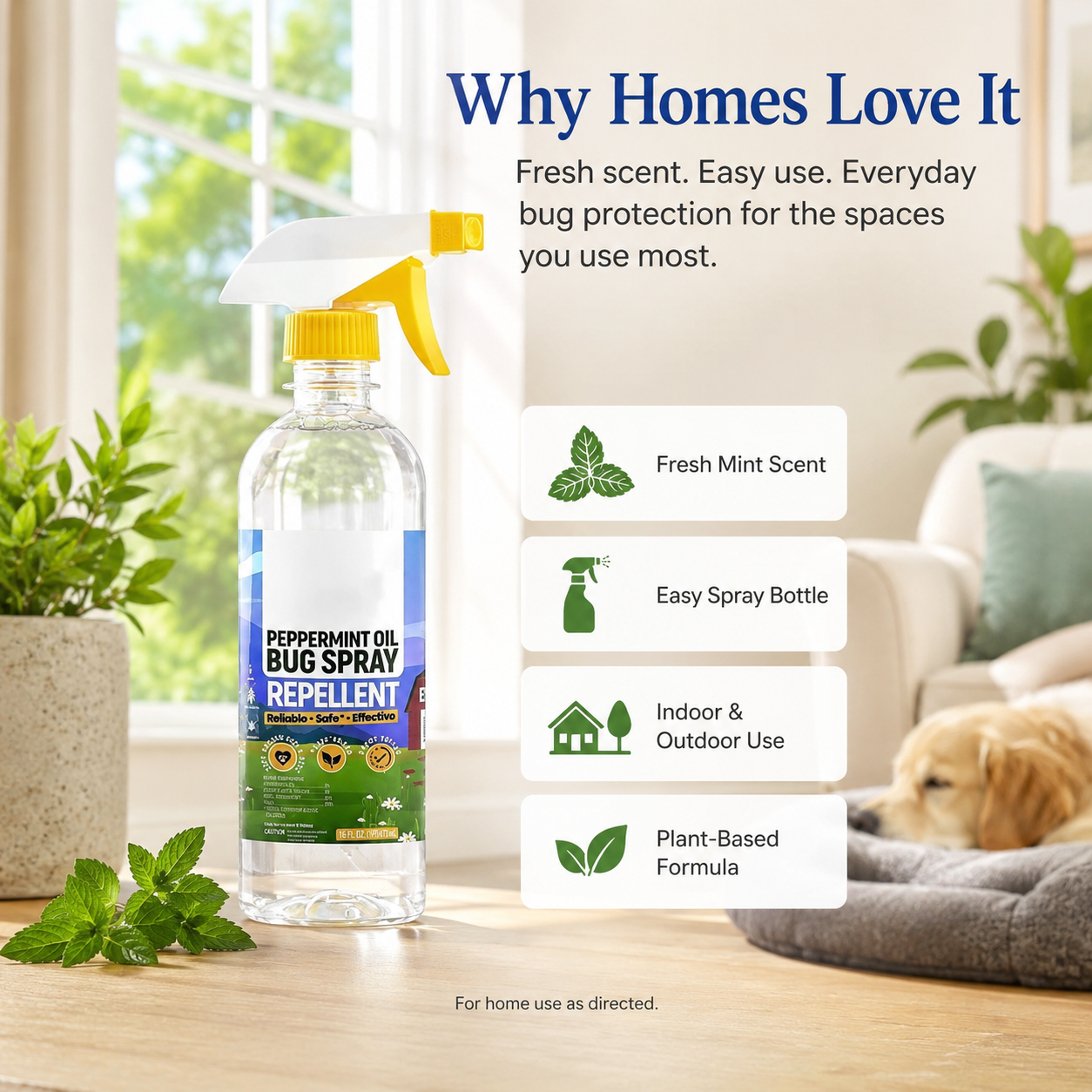 Powerful Peppermint Oil Spray That Protects Your Home, Safe for Kids & Pets