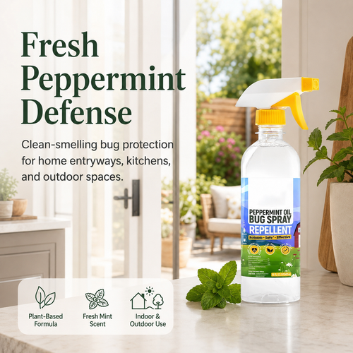 Powerful Peppermint Oil Spray That Protects Your Home, Safe for Kids & Pets