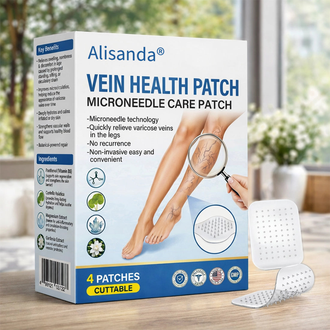 🇺🇸👨‍⚕️✅Alisanda® VeinTarget Microneedle Patch