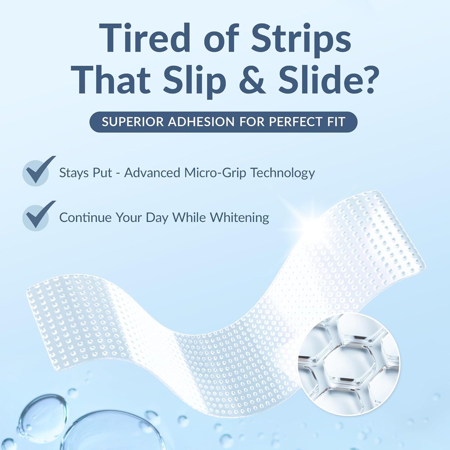 Professional Teeth Whitening Strips - Pack of 42 Strip Safe for Enamel - Non Sensitive Teeth Whitening