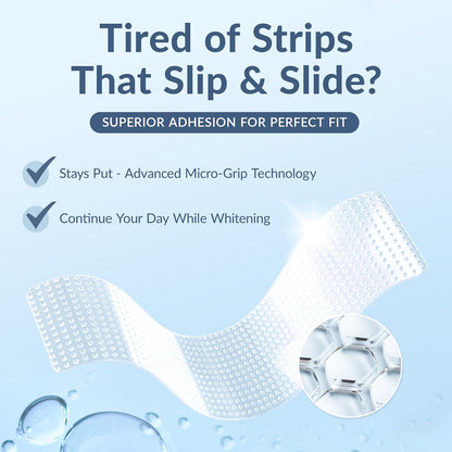 Professional Teeth Whitening Strips - Pack of 42 Strip Safe for Enamel - Non Sensitive Teeth Whitening