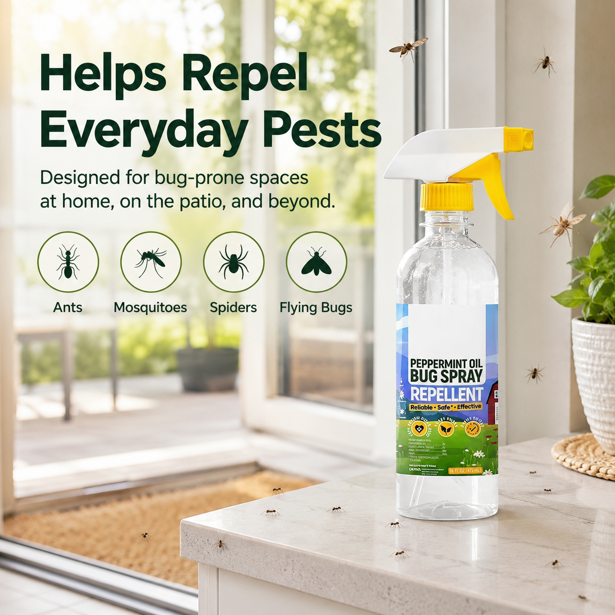 Powerful Peppermint Oil Spray That Protects Your Home, Safe for Kids & Pets