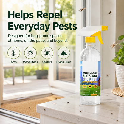 Powerful Peppermint Oil Spray That Protects Your Home, Safe for Kids & Pets
