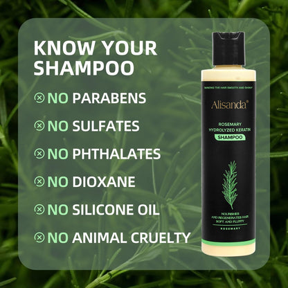 🔥LAST DAY 50% OFF🔥Alisanda® Organic Rosemary Hair Growth Shampoo