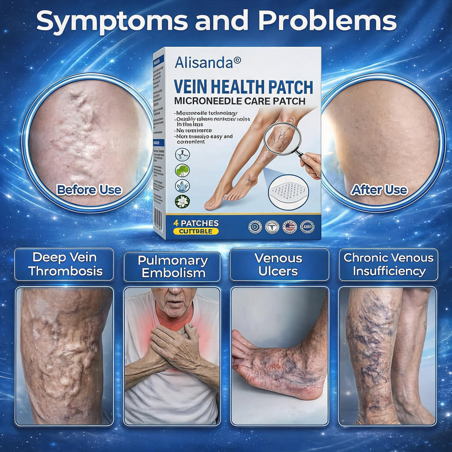 🇺🇸👨‍⚕️✅Alisanda® VeinTarget Microneedle Patch